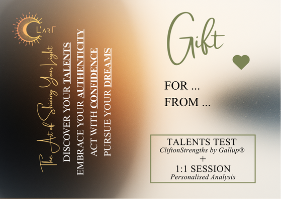 VOUCHER VIP  -  Talent Test + Action Plan + Coaching Session 1:1