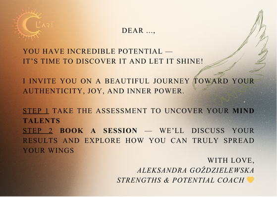 VOUCHER VIP  -  Talent Test + Action Plan + Coaching Session 1:1